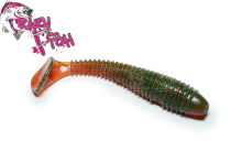 Силикон Crazy Fish Vibro Fat 7.1см col.14 UV Motor Oil-анис