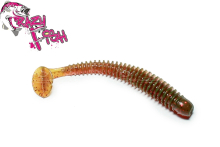 Силикон Crazy Fish Vibro Worm 5см col.14 UV Motor Oil
