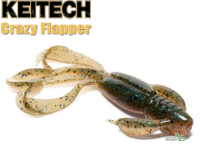Силикон Keitech Crazy Flapper 2,8" - 403 Green Weenie Blue