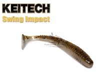 Силикон Keitech Swing Impact 3,5" - 443 Green Pumpkin Shad