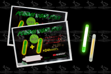 Світлячки Siweida powder Light stick Ø4,5мм довжина 39мм