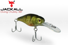 Воблер Jackall Chubby Diving 38F 4,3г - Ghost G Perch