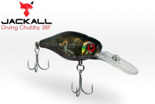 Воблер Jackall Chubby Diving 38F 4,3г - HL Black
