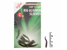 Адаптер Carp Zoom Rig Aligner Sleeves, L, Matte Green, 10шт (CZ6378)