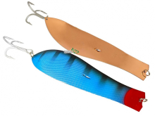 Блесна Kuusamo Professor 00 with bead 180мм 60г - BLU-C, UV