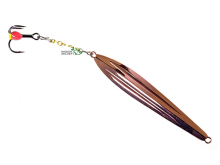 Блешня зимова Lucky John Fin Blade, ланцюжок з трійником, 60мм 6,5г - C