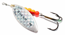 Блесна Mepps Aglia Long Rainbow №3 11,5г серебро