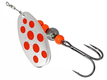 Блесна Savage Gear Caviar Spinner 4, 14г 04 Fluo Orange & Silver