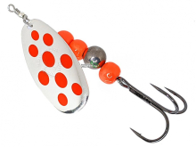 Блесна Savage Gear Caviar Spinner 4, 18г 04 Fluo Orange & Silver