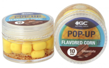 Кукуруза в дипе GC G.Carp Pop-Up Flavored Corn 10мм - Chocolate (шоколад) 12шт