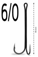 Двойник Gurza Double Hook X - Long Shank K-1506 №6/0