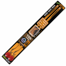 Поводки готовые FOX Edges Wide Gape rigs №02 25lb brown, 2шт