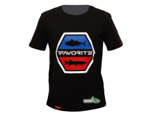 Футболка Favorite FB6 шестикутний лого, black XXL