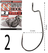 Крючки Decoy Worm 19 S.S.Hook №02 (9шт/уп)