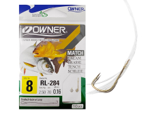 Гачки Owner з повідцем RL-284 №14 0,12мм 70см з петлею