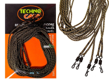 Набір Technocarp Петлі-Лідкор з ш/з вертлюгом Gravel 45lb 55см (5шт/уп)
