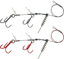 Оснащення Savage Gear Linethru Corkscrew Rig #2 30см 22кг (2шт/уп)