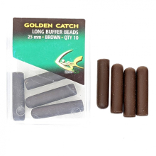Отбойник Golden Catch Rubber Long Buffer Beads 25мм Brown 10шт