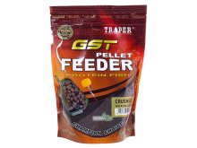 Пеллетс Traper GST Feeder Protein Fish 500г Maxi Black Crushed (дробленный)