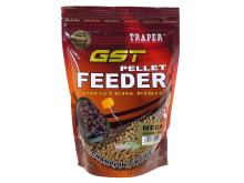 Пеллетс Traper GST Feeder Protein Fish 4мм 500г - Mega Brown