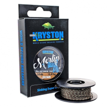 Повідковий матеріал Kryston Merlin Fast Sinking Supple Braid Gravel Brown 20м 25lb