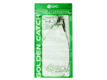 Поводок Golden Catch Titanium Leaders 25см 0,30мм 10кг (2шт/уп)