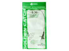 Поводок Golden Catch Titanium Leaders 20см 0,30мм 10кг (2шт/уп)