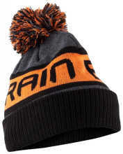 Шапка Brain Black/Grey/Orange one size, оранжевая