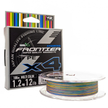 Шнур YGK Frontier X4 100м мультиколор