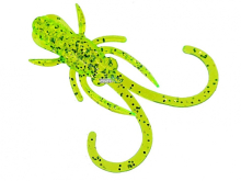 Силикон Fishup Baffi Fly 1,5" 026 - Flo Chartreuse/Green (10шт/уп)