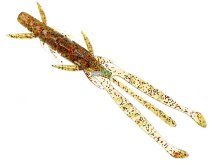 Силикон Fishup Shrimp 3,6" 045 - Green Pumpkin/Red & Black (7шт/уп)