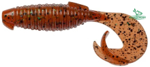 Силикон Keitech Flapper Grub 4,0" - ea#01 Orange Pepper