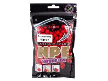 Воздушное тесто Carp Zoom Natural Pellet Floaters, 30г Midi Strawberry (клубника)