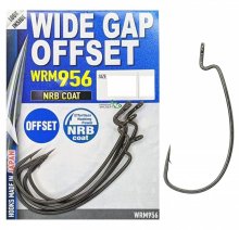 Крючки Hayabusa Wide Gap Offset WRM956 NRB №3/0 (6шт/уп)