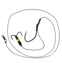 Оснастка на сома Golden Catch Single and Treble Catfish Rig №8/0