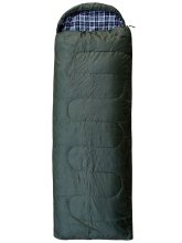 Спальный мешок-одеяло Totem Ember Plus XXL с капюшоном, олива, правый (TTS-015-R)
