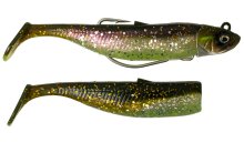 Силікон Savage Gear Savage Minnow WL 10см 16г - Green Silver 2+1