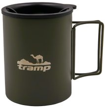 Термокружка Tramp со складными ручками и поилкой 400мл (UTRC-137-olive)