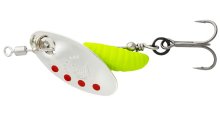 Блесна Savage Gear Grub Spinners №0 / 2,2г - Silver Red Lime