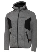 Реглан Savage Gear Tec-Foam Zip Hoodie, dark grey melange, разм. XXL