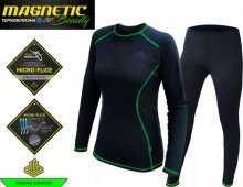 Термобелье женское Profmontazh Magnetic Beauty Green, микрофлис