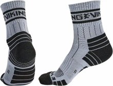 Носки Viking Fishing Arvid, серо-черные, разм.L (40-42)