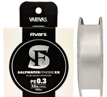 Шнур Varivas Salt Water Finesse PE X8 150м #0.2/0,074мм 5,6lb/2,52кг