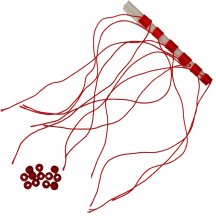 Стопора ниточные Gurza Thread Stopper On Needle Fine Red - M (6шт/уп)