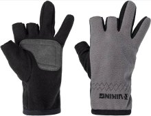 Рукавички Viking Fishing Ice Master Gloves (fleece) 3 cut finger, grey-graphite розм. XL