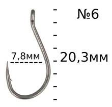 Гачки Golden Catch G.Carp Chod & Zig TF №06 (10шт/уп)