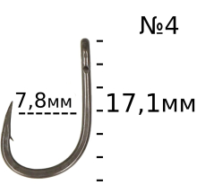 Крючки Golden Catch G.Carp Mixa TF №04 (10шт/уп)