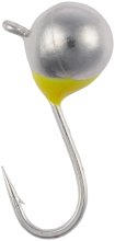 Мормышка вольфрамовая Viking Fishing Round + Drop 2,5мм 0,21г - Silver (1шт)
