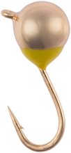 Мормишка вольфрамова Viking Fishing Round + Drop 3,0мм 0,29г - Gold (1шт)