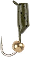 Мормышка вольфрамовая Viking Fishing Rigabik + bead 2,0мм 0,31г - Olive + G (1шт)